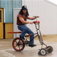 Illustration for article titled Bike/Lawnmower Hybrids Make Lawn Upkeep More… Fun?